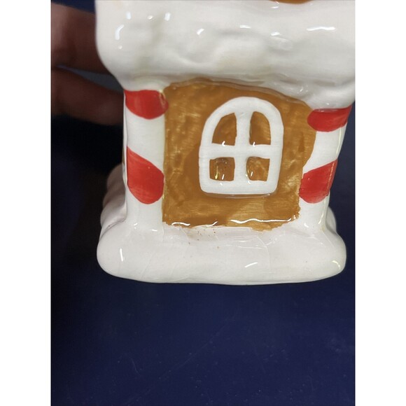 Gingerbread House Salt & Pepper Shaker Christmas Decor Unused  -‎ D9-1 - Picture 14 of 16